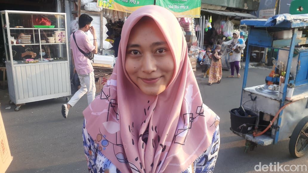 Pasar Kambing alias Pasar Lontar, Tanah Abang, Jakarta Pusat, 26 April 2021. (Afzal Nur Iman/detikcom)