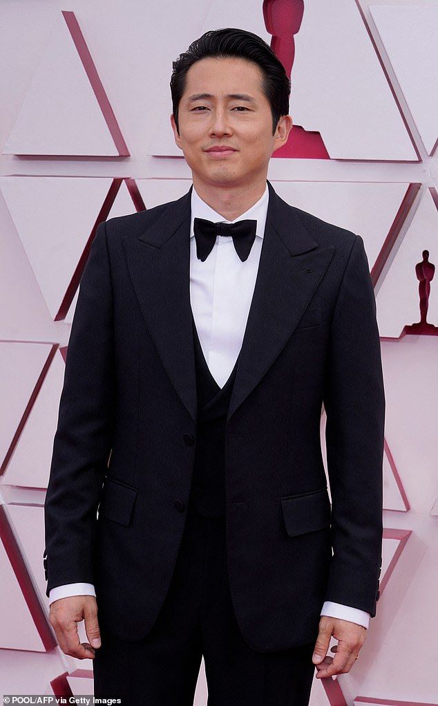 Pemain Minari di Oscar Yuh-Jung Youn, winner of the award for best actress in a supporting role for