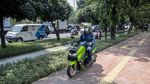 Duh, Trotoar di Daan Mogot Jadi Lintasan Bikers Nakal