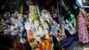 Penjualan Parsel di Cikini Mulai Menjamur