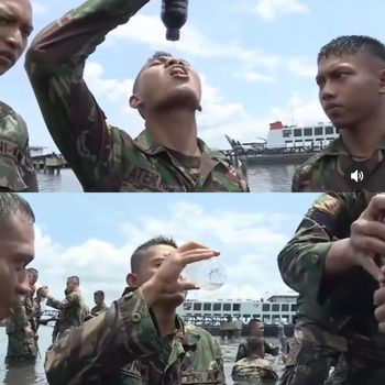 Pesan Serda Setyo Wawan saat menjalani pelatihan.