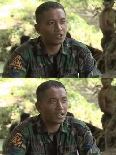 Pesan Serda Setyo Wawan saat menjalani pelatihan.