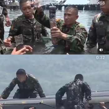 Pesan Serda Setyo Wawan saat menjalani pelatihan.