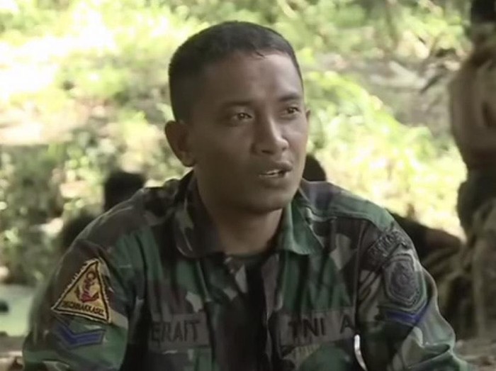 Serda Setyo Wawan Pesan Serda Setyo Wawan saat menjalani pelatihan.