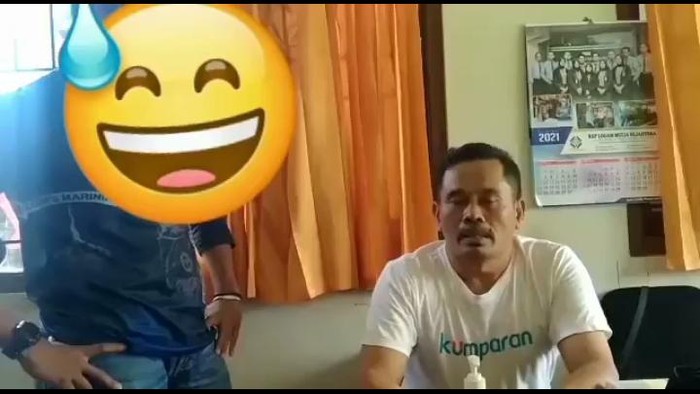Tangkapan layar Nurhadi yang minta maaf soal postingan KRI Nanggala.