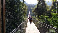 Situ Gunung Suspension Bridge.