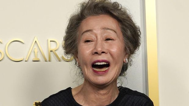 Yuh-Jung Youn, winner of the award for best actress in a supporting role for 