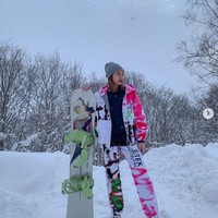 Sebelum pandemi, Calista pun kerap memamerkan liburan mewahnya. Inilah potret Calista saat dia berlibur ke Niseko, Jepang pada Januari 2020.Foto: dok. Instagram/@xcalikins