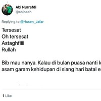 Mungkin kalau ditambah hidangan pelengkap seperti nasi, rendang, telur dan sebagainya baru batal. Gimana nih menurutmu? Foto: Twitter/@abibeeh