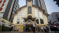Diketahui umat Gerakan masyarakat dan agama-agama (Germasa) di Gereja Bukit Moria telah berbagi menu berbuka sejak hari pertama puasa.  