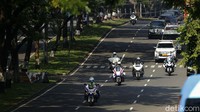 Begini iring-iringan kendaraan yang mengantarkan jenazah Brigjen TNI I Gusti Putu Danny Karya Nugraha.
