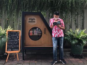 Berkenalan dengan Jakarta Book Hive, Perpustakaan Jalanan di Taman Lembang