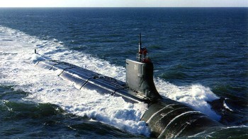 2. Seawolf Class: Seawolf Class adalah kapal selam termahal yang dioperasikan Angkatan Laut AS. Biaya per unitnya tembus USD 3 miliar. Foto: Wikipedia