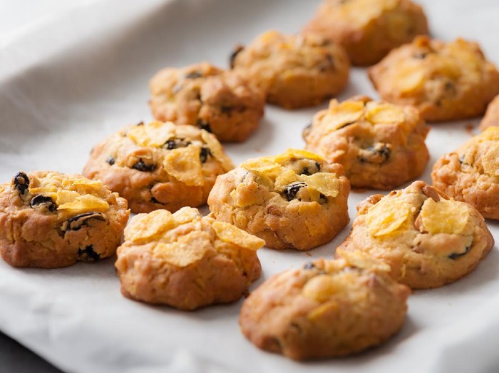 Kue Cornflakes dan Kismis Kue Cornflakes dan Kismis