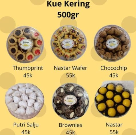 Hanya Rp 50 Ribu! Bisa Beli Kue Kering untuk Lebaran Di Sini
