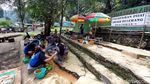 Foto: Pijat Belerang dari Mata Air Panas Pancuran Pitu di Baturraden