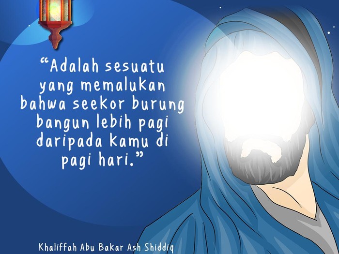 Mutiara Ramadhan Abu Bakar Ash Shiddiq Malu pada burung