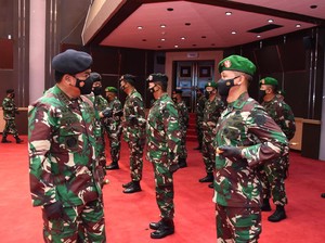 34 Perwira Tinggi TNI Naik Pangkat: Gubernur Akmil-Deputi di BIN