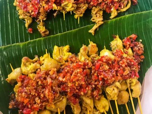 Masak Masak : Sate Usus dan Kulit Ayam Sambal Rica yang Pedas Nampol