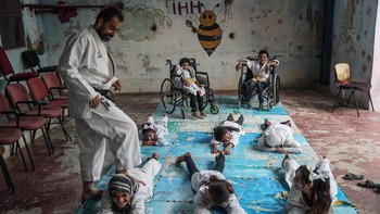 Jawara kategori Sport, diraih Anas Alkharboutli dari Syiria. Foto: dok. World Photography Organisation