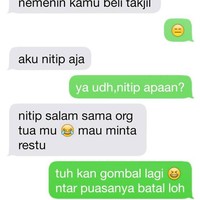 Walaupun puasa, ngegombal tetap jalan. Kalau kayak gini kan bikin yang baca jadi senyum-senyum sendiri. Foto: Instagram