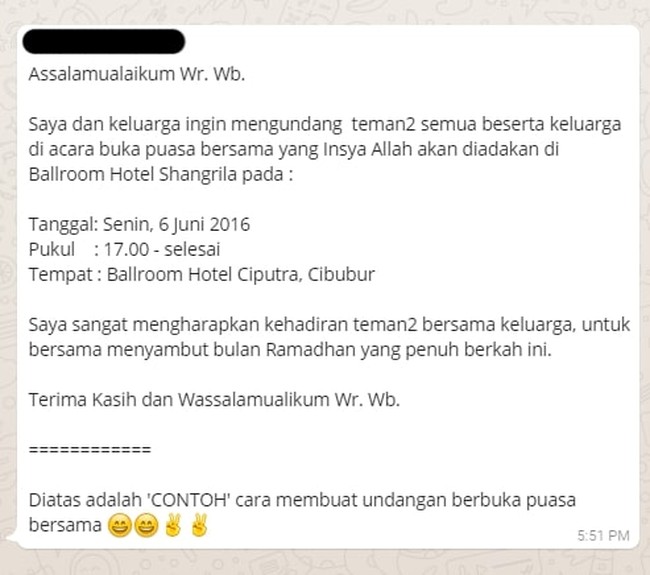 Kirain beneran mau diundang untuk buka puasa bersama kan, eh nggak tahunya malah kena tipu. Yaudahlah ya, namanya juga lagi pandemi kan belum boleh ngadain acara bukber yang ngundang banyak orang. Foto: Instagram