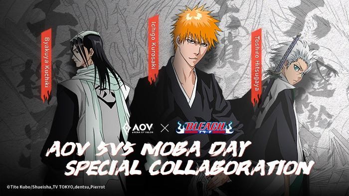 Hero Lu Bu, Bright, dan Murad Dapatkan Skin Eksklusif AOV x BLEACH