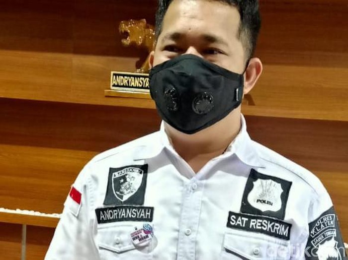 Kasat Reskrim Polres Klaten AKP Andriansyah Rithas Hasibuan.