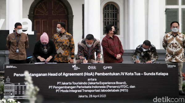 Kolaborasi BUMN dan BUMD di atas ditandai dengan penandatanganan dokumen Perjanjian Pokok atau Head of Agreement (HoA) yang dilakukan oleh Direktur Utama JXB Novita Dewi, Direktur Utama ITDC Abdulbar M. Mansoer dan Direktur Utama PT MITJ Tuhiyat. Kolaborasi BUMN dan BUMD di atas ditandai dengan penandatanganan dokumen Perjanjian Pokok atau Head of Agreement (HoA) yang dilakukan oleh Direktur Utama JXB Novita Dewi, Direktur Utama ITDC Abdulbar M. Mansoer dan Direktur Utama PT MITJ Tuhiyat.
