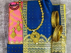 Cantik! Kue Ini Dibuat dengan Desain Kain Sari khas India