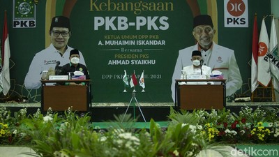 Momen PKS Silaturahmi dengan PKB