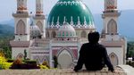 Ngabuburit di Masjid Paling Termegah di Tapanuli Selatan