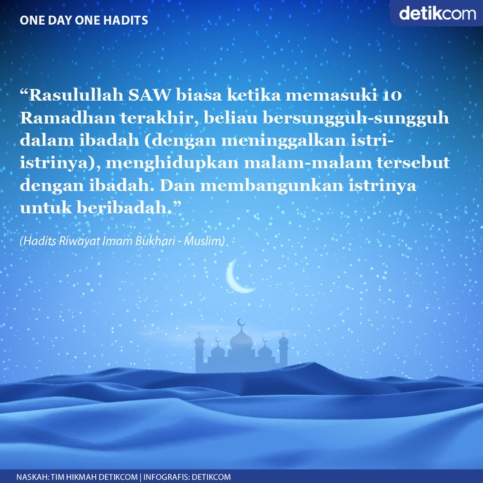 One day One Hadits 10 hari terakhir ramadhan One day One Hadits 10 hari terakhir ramadhan