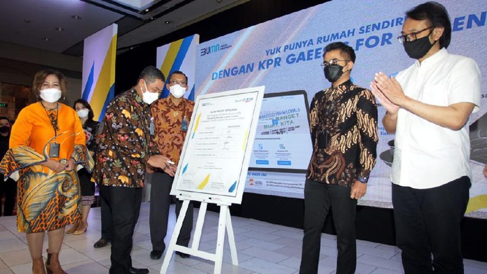 PLN bersama bank BTN menggandeng 5 pengembang TOD pakai kompor induksi di tiap unit yang dipasarkannya.