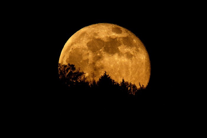 KARLSRUHE, GERMANY - APRIL 27: A supermoon shines on April 27, 2021 in Karlsruhe, Germany. (Photo by Matthias Hangst/Getty Images)