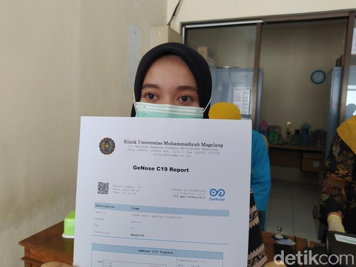 Tes GeNose di Universitas Muhammadiyah Magelang untuk skrining COVID-19