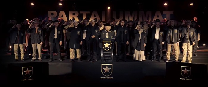 Deklarasi Partai Ummat dipimpin Amien Rais