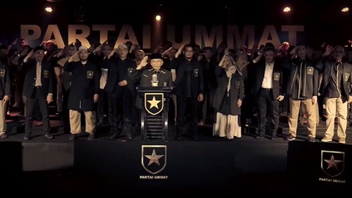 Deklarasi Partai Ummat dipimpin Amien Rais
