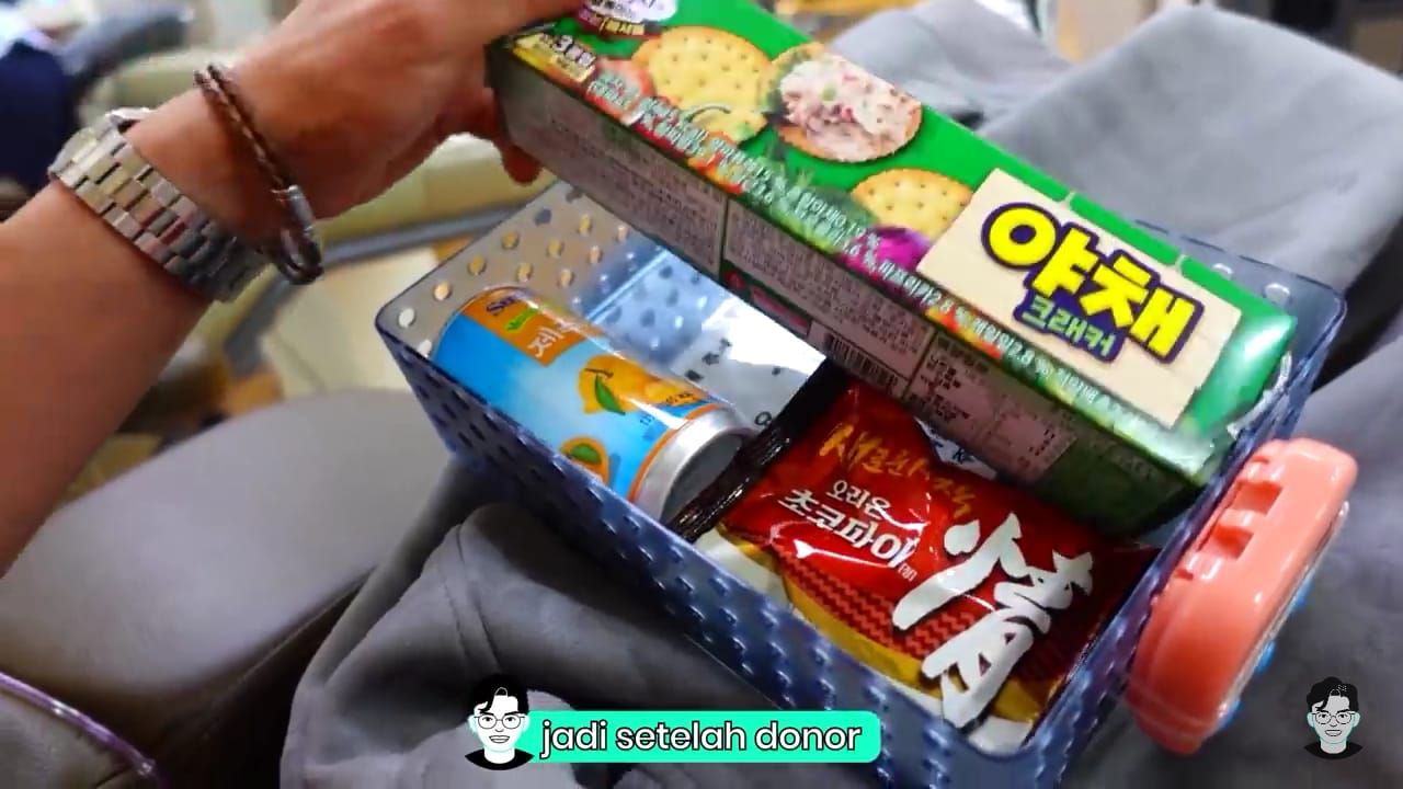 Keren! Usai Donor Darah di Korea Selatan Bisa Dapat Banyak Makanan Enak