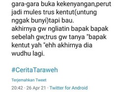 7 Dongeng Lawak Netizen Pas Tarawih Ini Lucunya Nggak Ada Obat, Auto Bengek