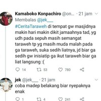 Sungguh solusi sebuah permasalahan yang sangat cemerlang. Sampai bingung mau kasih komentar apa nih.. Foto: Twitter/@onoyirPnamkuL
