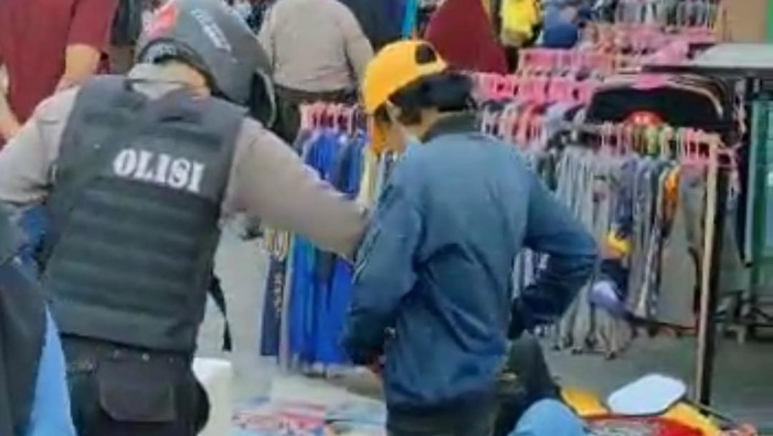 Jukir liar di Makassar diamankan Polisi.