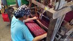 Mengintip Produksi Sarung Goyor, Pakai Alat Tenun Bukan Mesin