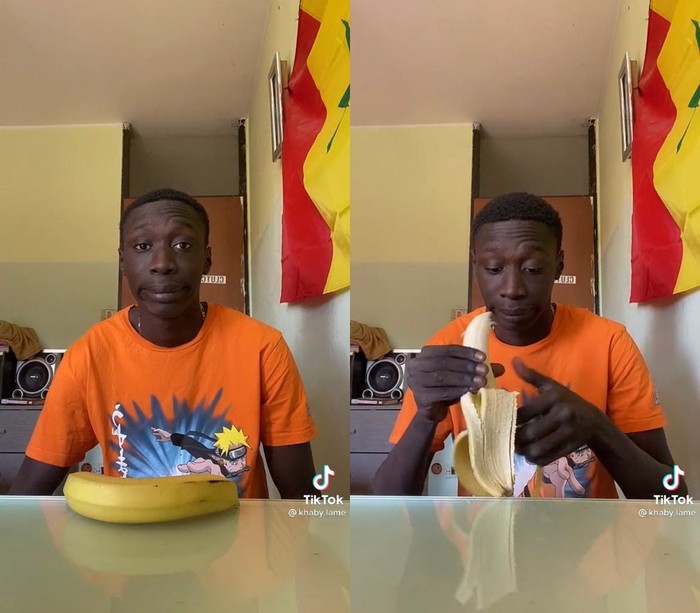 Modal Bengong Sambil Kupas Pisang, Video Pria Ini Ditonton 184 Juta Kali!