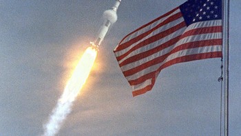 Misi ini mengantarkan Amerika Serikat sebagai pemenang dalam perlombaan antariksa dengan Uni Soviet. Foto: NASA