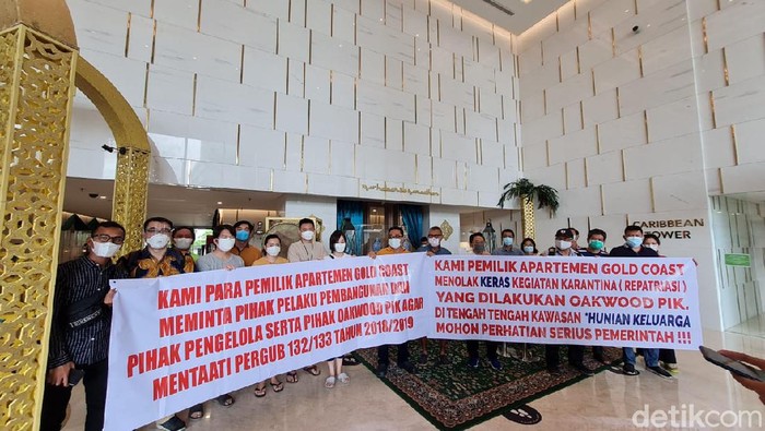 Penghuni apartemen di PIK protes karantina WNA