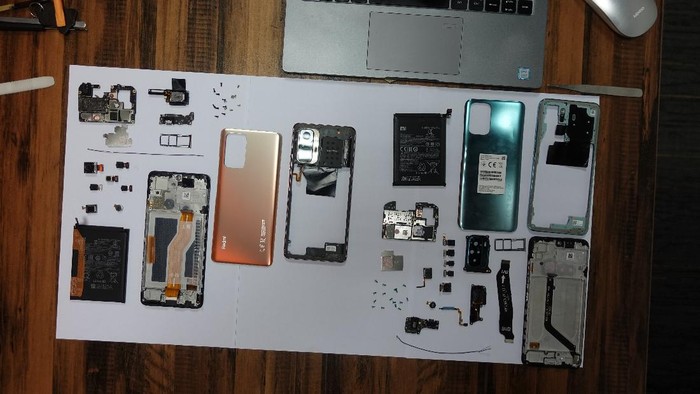 Xiaomi bongkar jeroan Redmi Note 10 Series