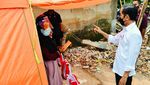 Momen Jokowi Kunjungi Korban Gempa Malang