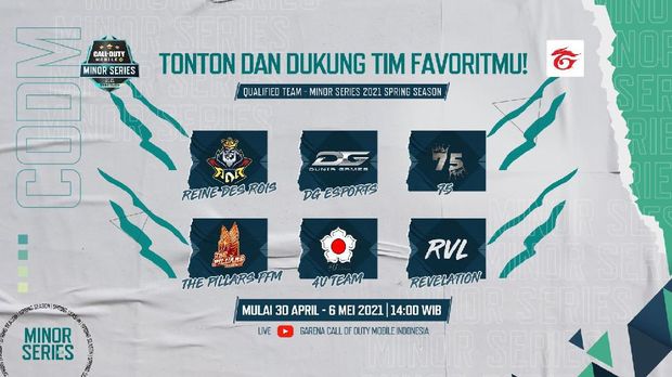 6 Tim Terpilih Siap Melanjutkan Perjalanannya ke Babak Playoffs Minor Series Spring Season 2021