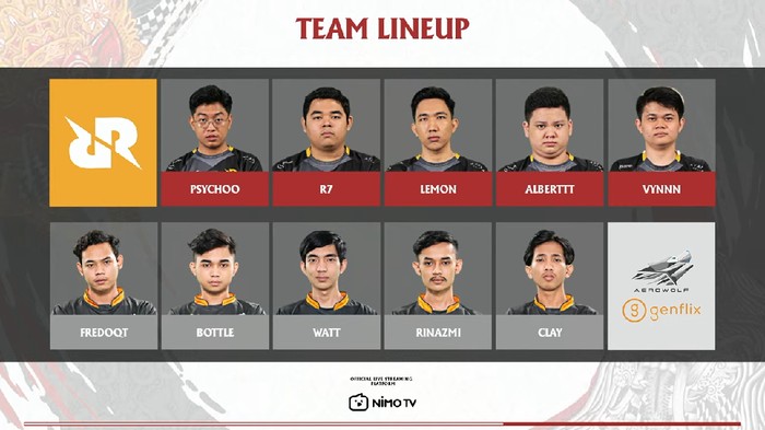 Babak Playoff MPL ID Season 7: RRQ Hoshi Kalah dari Genflix Aerowolf